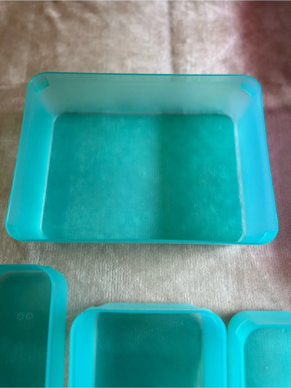 Aqua Storage Container Set - 4 Piece